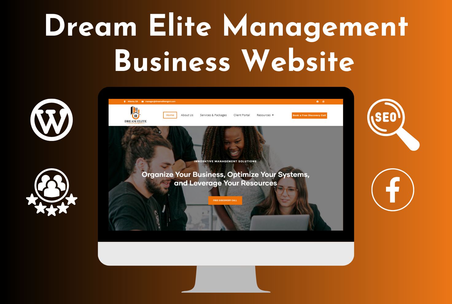 Dream Elite Management Business website