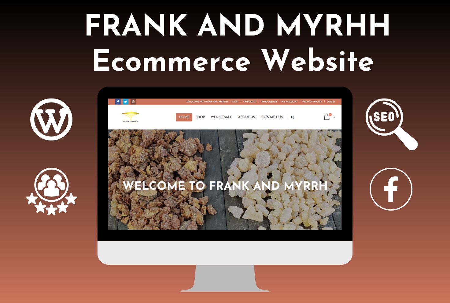 FRANK AND MYRHH Ecommerce website