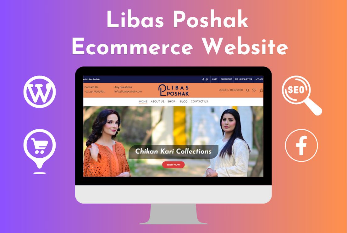 Libas Poshak Ecommerce website